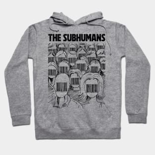 Barcode face The Subhumans Hoodie